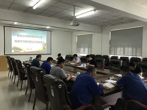 千亿(中国)召开党委理论学习中心组党史学习教育第五次专题研讨